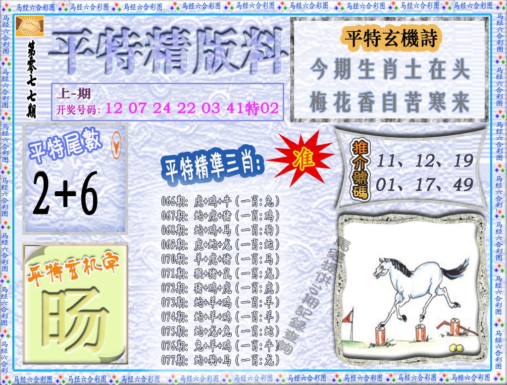 077期平特精版料[图]